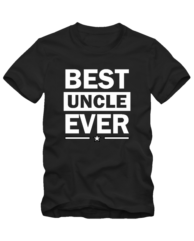 Marškinėliai Best uncle ever Marškinėliai Best uncle ever